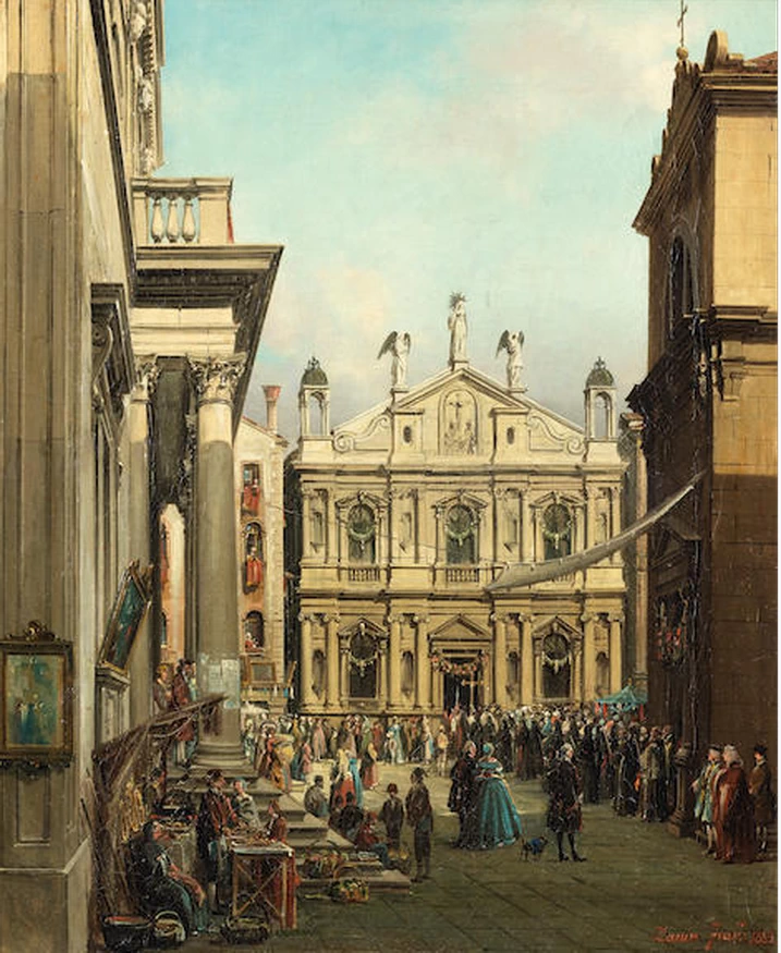 IL Doge visita la chiesa di San Rocco